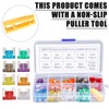 lasuroa 101pcs Car Fuses Assortment Kit, Mini Blade Auto Fuse