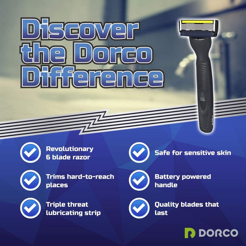 Dorco Pace 6 Plus Power - Six Blade Power Razor