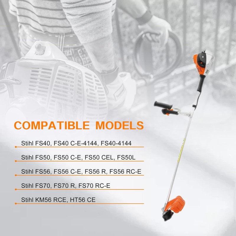 yeeluzan Throttle Cable Compatible with Stihl FS40, FS50, FS56, FS70,