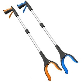Grabber Reacher Tool,FitPlus Premium Grabber Tool 32 Inch, Strong Magnet Grabber Reacher for Elderly, Lightweight Extra Long Handy for Trash, Use with Wheelchair