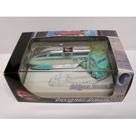 2003 Hot Wheels Limited Edition Designer Dreamz III '38 Ford Custom Truck with Trailer