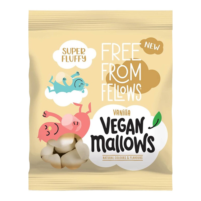 Free From Fellows Vegan Mallows, Strawberry 105g