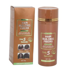 Hair Volumizing Powder Fluffy Dense Electrostatic Adsorption Hair Thickening Fibers for Daily Use Brown 22g