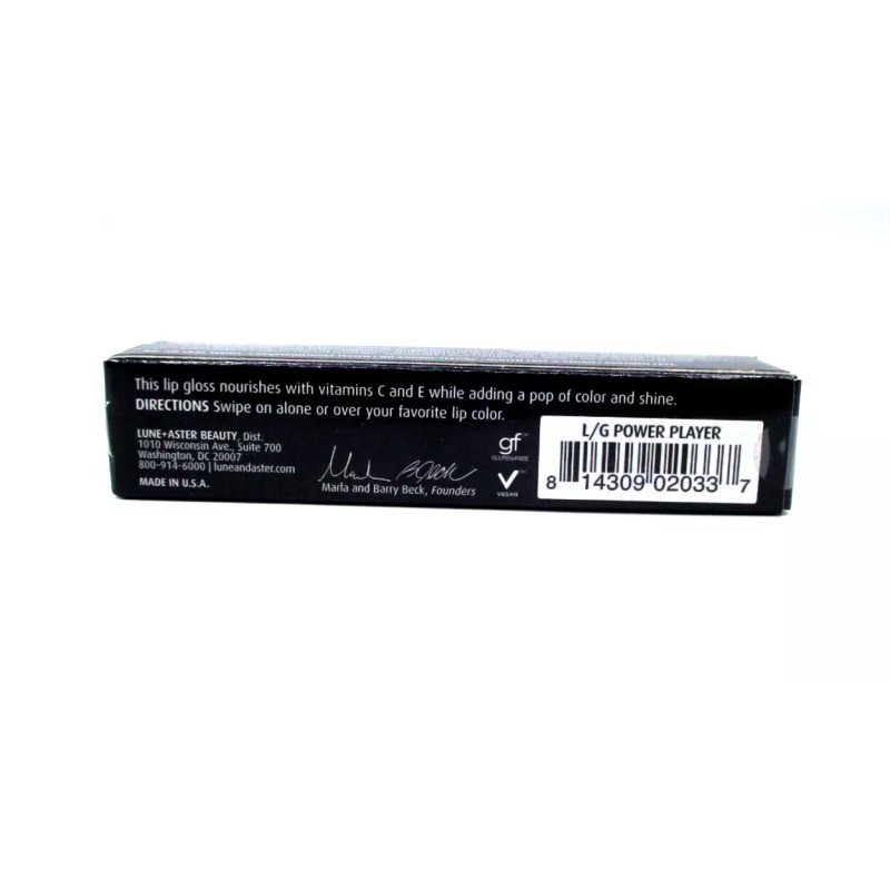 Lune+aster Gloss Vitamin C+E Lip Gloss ~ Power Player ~