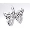 Plata Dije Mariposa 3d .925 Joyeria