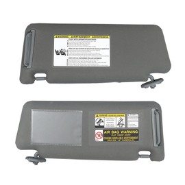 labwork Gray Sun Visor Left and Right Replacement for Toyota Tacoma 2005-2015 Visor Set