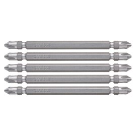 Vessel 40V Compatible Problem Solving Bit, Reinforced Tip Double-Headed Bit, +2 x 110, Set of 5, DRB5P2110