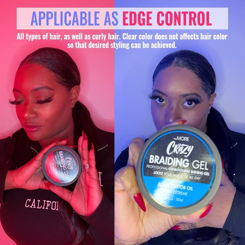 The MORE Crazy Conditioning Shining Braiding Gel Extra Extreme Hold