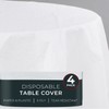 HOUZZKINGZ USA Paper Tablecloths for Round Tables | 82" –