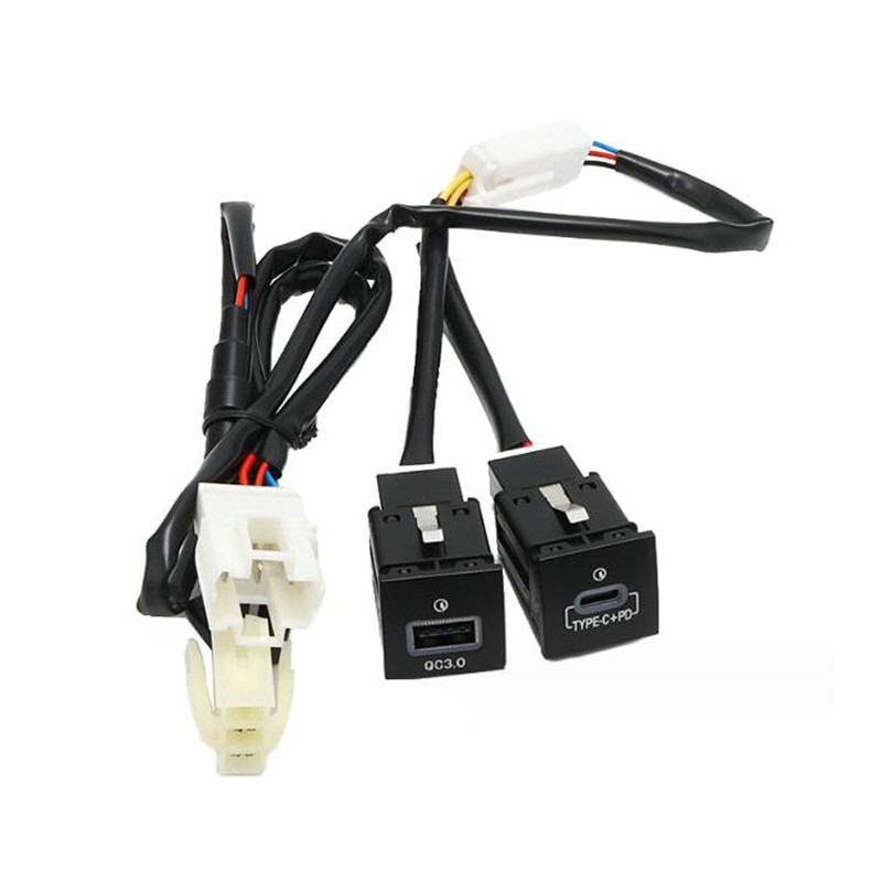 fitfoyo USB QC3.0 Charger+PD for VW Jetta MK6 2010-2014 and