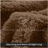 GC GAVENO CAVAILIA Teddy Fleece Plain King Size Fitted Sheets,