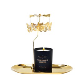 Birthday Gifts for Women,New Job Gift for Women,Rotatable Butterfly Candle Gift,6 oz Unique Candle Gifts for Colleagues,Mom and Wife,Birthday,Anniversary,Christmas and Thanksgiving.