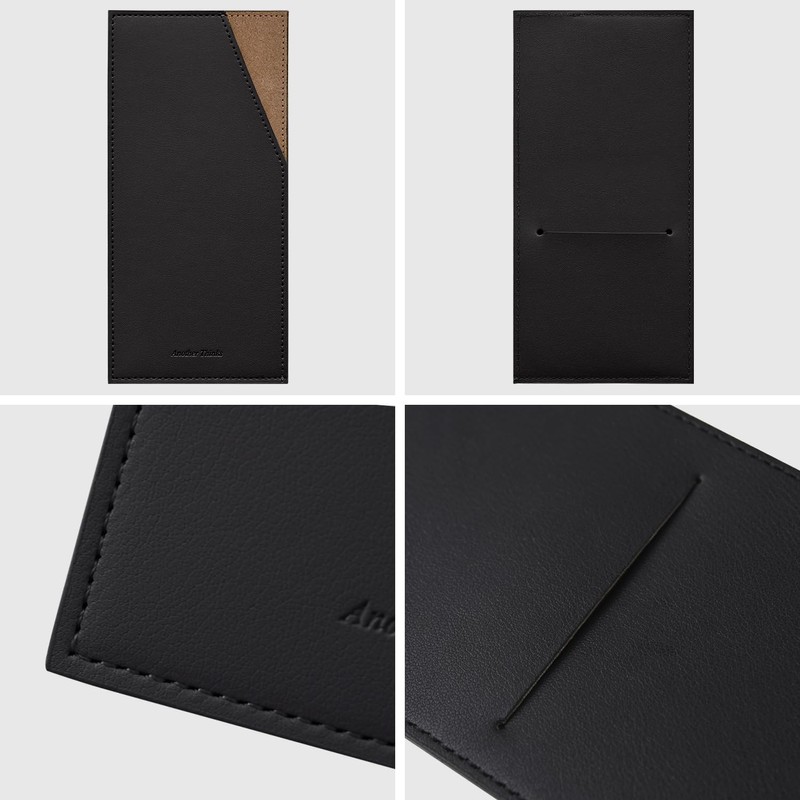 carrotez PU Leather Card and Cash Envelope for Travel and