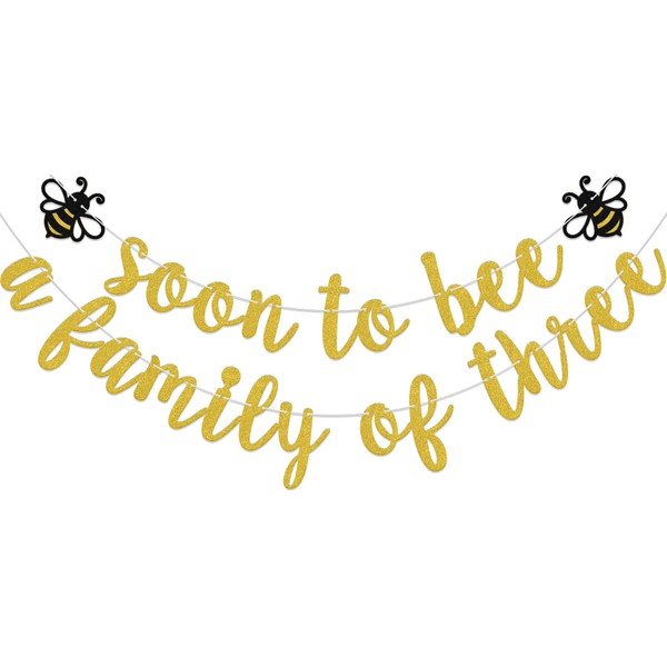 Aumccxz Soon to Bee a Family of Three Banner -