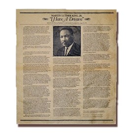 Our Amendments Martin Luther King, Jr., I Have a Dream Speech. Poster Size (23" x 29")