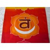 Large Batik Rainbow Chakra Meditation Cotton Wall Hanging - Hand