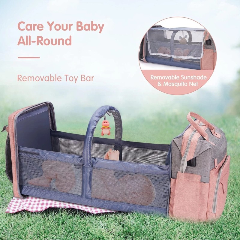 Bag Backpack – Large Capacity Diaper Bag with Changing Pad,