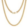 VEXXS 14K Gold Plated Miami Cuban Link Chain01
