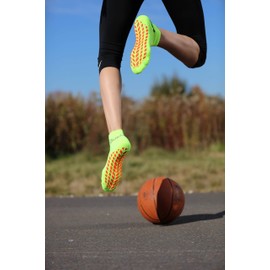 Rainbow Socks – Women's, Men's, Neon, Trainers, Sport Stopper Socks - 39/41