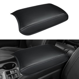 INTGET Center Console Cover for Honda Pilot Accessories 2023-2025,Ridgeline/Passport 2024 2025 2026 Leather Car Armrest Arm Rest Box Lid Middle Seat Protector (Carbon Pattern with pad, 2023+)