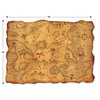 Plastic Treasure Map Party Accessory (1 count) (1/Pkg)