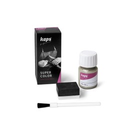 Kaps Professional Leather Dye, Super Colour for Natural Leather, Synthetic and Textile, Leather Dye 25 ml, Platinum 404