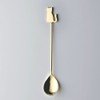 High Mulberry Metal Cat Spoon Gold 3pc 405060