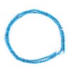 GEM-Inside Natural 2mm Blue Turquoise Round Gemstone Semi Precious Loose