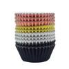 Mombake Standard Metallic Foil Paper Cupcake Cases in Rose Gold,