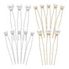 Ieron Haarnadeln mit Perlen, U-förmig, Haar-Accessoires für die Braut, 4