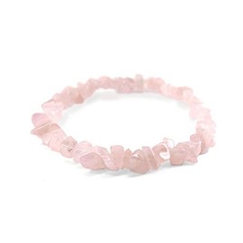 ROCKING GIFTS Mineral Chip Elastic Bracelet, Glass