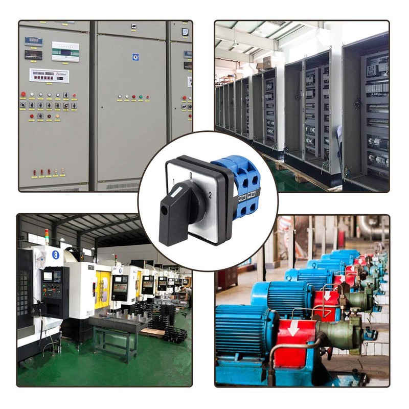 VictorsHome Changeover Switch LW28-63 3 Positions 12 Terminals Universal Rotary
