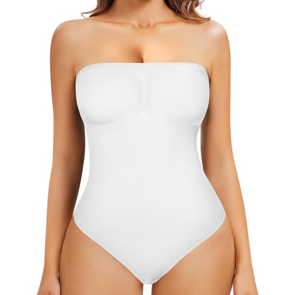 Gotoly Strapless Body Shapewear Women's Tummy Control Strong Body Shaper