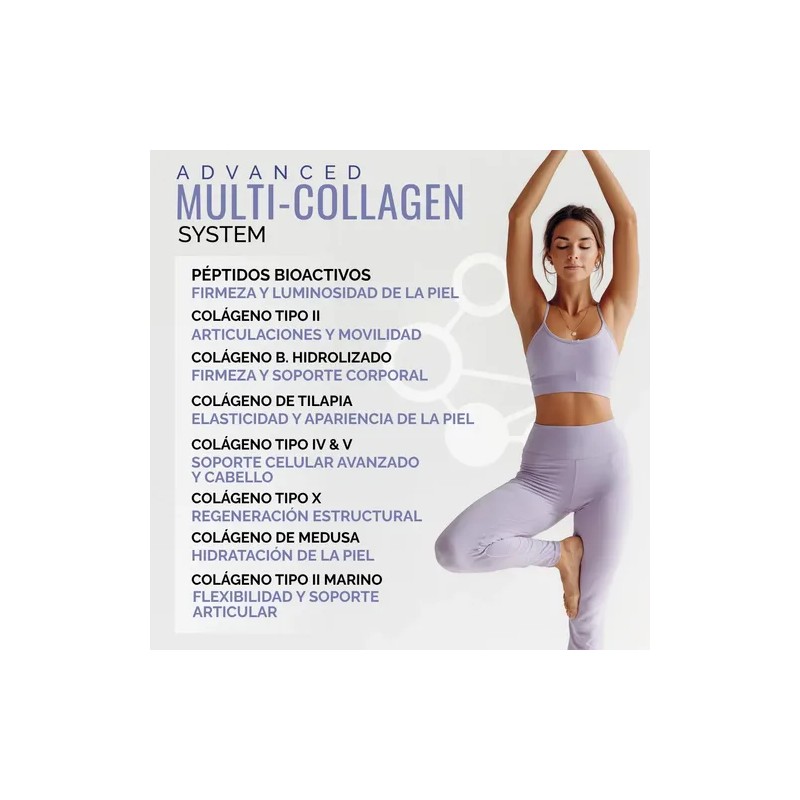 Colageno Hidrolizado 10 Tipos Premium. Peptidos Bioactivos. Oby Collagen 10