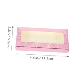 FOMIYES 25Pcs Colorful Eyelash Packaging Boxes Sturdy Lash Organizer for False Eyelashes for Nail Art and Beauty Supplies