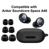 A-Focus Compatible with Soundcore Space A40 Case Ear Tips Kit,