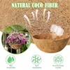 24 Inch Natural Coconut Fiber Liner for planters Round Coco