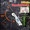 Meat Thermometer, IP67 Waterproof Digital Meat Thermometer with Backlight, Hold