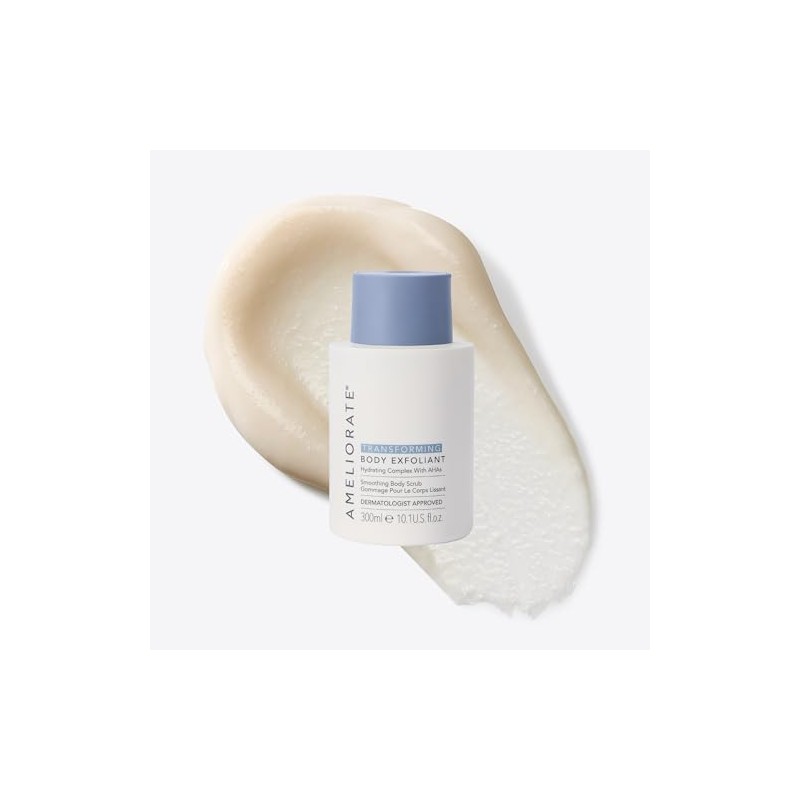 AMELIORATE Transforming Body Exfoliant 300ml for Keratosis Pilaris (KP), Bumpy