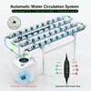 DPROOTS NFT Hydroponic Growing System Kit - Full-Spectrum Grow Lights