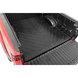Rough Country Rubber Bed Mat for Toyota Tundra (2022-2025) - Custom Fit 5'7" Truck Bed Mat, Non-Slip Rubber Mat, Tear & Scratch Resistant
