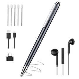 32 GB Pen Type Voice Recorder, Small IC Recorder, Recording Device, Long Time Recording, 35 Hours of Continuous Recording, 386 Hours of Recording, Ballpoint Pen, Small Recorder, Pocket Recorder, VOR