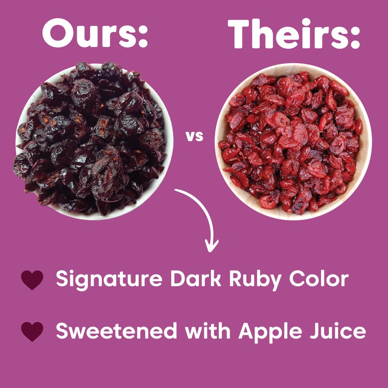 Wilderness Poets, Oregon Cranberries (Sweetened with Apples) - Dried Cranberries