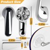 2 Pcs H79 Shower Handle Compatible with Delta Tub &