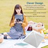 5pcs Food Covers Collapsible Washable Reusable Portable Net Screen Mesh