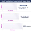 13.3" 13.5" 14" Universal Laptop Keyboard Cover Skin (12.48" x