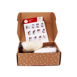 B & D Combined Inc. Wool Needle Felting Kits, Felting Foam Mat, Needle.Instruction Book, Arts and Crafts, Easy for Beginners,Snowman Ornament Reduced Pressure Tool