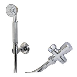 Kingston Brass KX1071SD Vintage Hand Shower Kit, Polished Chrome