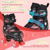 G MGY OLED Boys Roller Skates, 4 Size Adjustable Roller