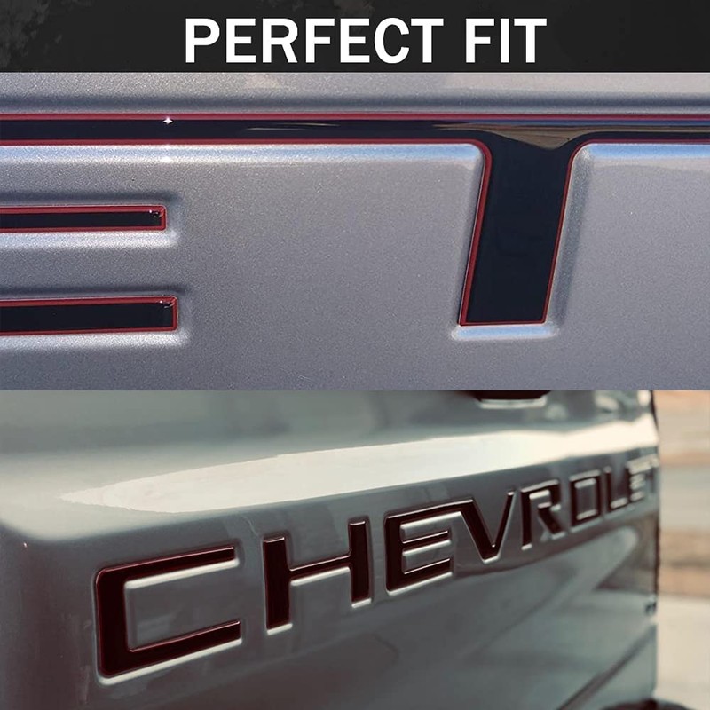 Tailgate Insert Letters -3D Raised Tailgate Letters Compatible with 2019-2022